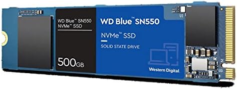 WD Blue SN550 NVMe SSD WDBA3V5000ANC - Disque SSD - 500 Go - in - M. 2 2280 - PCI Express 3.0 x4 (NVMe)