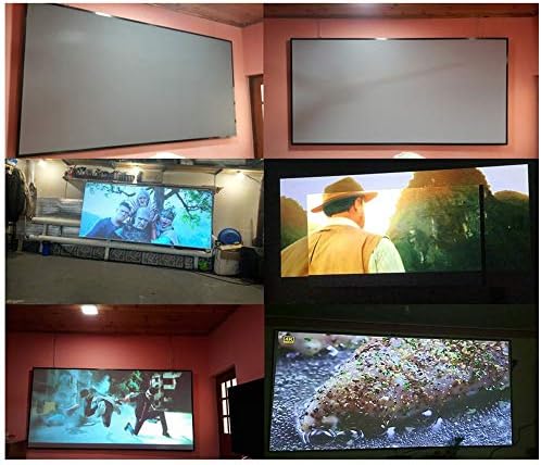 TWDYC 4:3 Hordozható Projektor Képernyő Fém Réteg Fény Ellenálló Film Fényvisszaverő Képernyős Összecsukható Projekt Képernyő 60-100inch