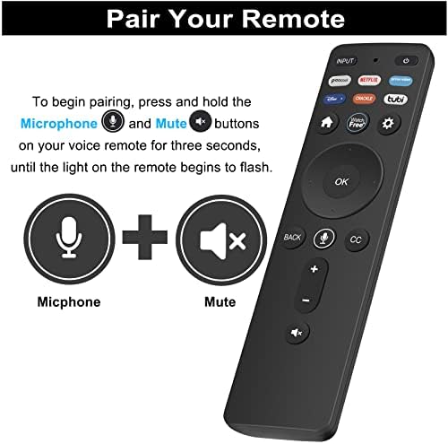 Új Csere Hang Távirányító XRT260 alkalmas Vizio V-Sorozat, valamint az M-Sorozat 4K HDR-Smart TV a Parancsikon App Kulcsok Páva Netflix