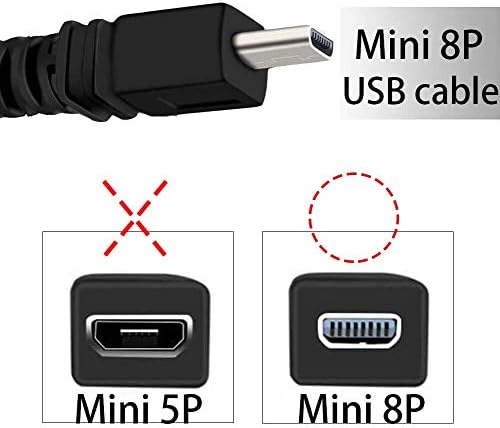 BRST 3.3 ft USB PC Adatok Szinkron kábel Kábel a Polaroid Fényképezőgép T831 t T831m T831lp T831eu