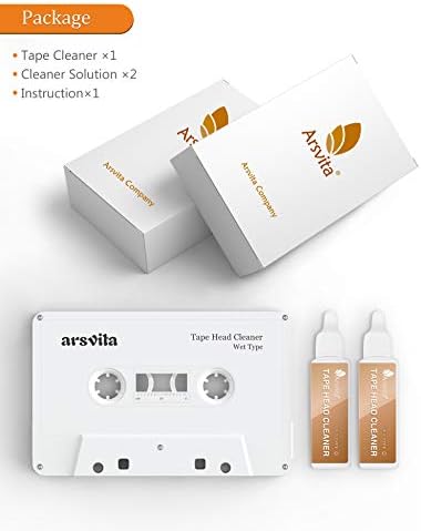 Arsvita Audio Tape/Kazetta Tisztító Fej, 2 Tisztább Megoldások