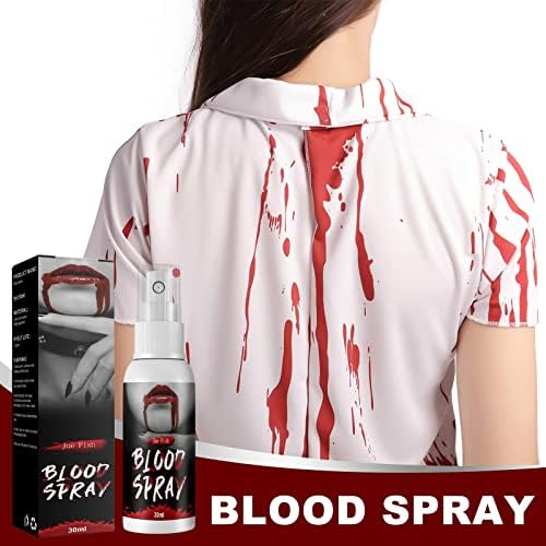 LEKODE Halloween Plazma Spray Plazma Hamis Vér Vampiress Zombiess Film, Televízió, Smink Kellékek Vér Szimuláció Vér Dekoráció 2x30ml