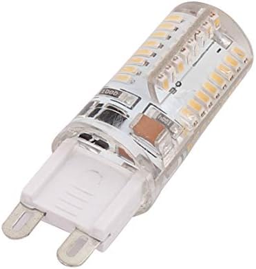 Aexit 2db AC lámpatestek, valamint az ellenőrzések 220V, 3 WATTOS G9 3014SMD LED Kukorica Izzó 64-LED Szilikon Lámpa Meleg Fehér