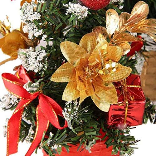 PDGJG karácsonyfa - Mini Karácsonyi Dekoráció, Asztali Dekoráció (40CM) (Szín : Egy)