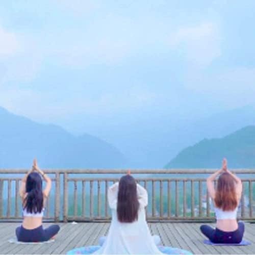 Jóga Meditáció csúszásgátló Szőnyeg Szőnyeg Kör 3D Pletyka Tai Chi Fa Puha csúszásgátló Anti-slip Meditáció Kültéri, Illetve Beltéri