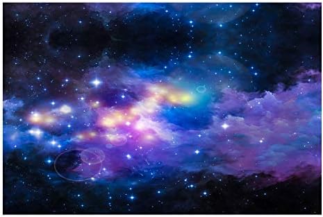 Akvárium Háttér világűrben Galaxy Csillagos Ég akvárium Háttérkép Könnyű Alkalmazni, majd Távolítsa el a MŰANYAG Matrica Képek, Poszter Háttér