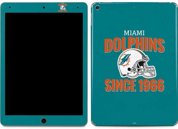 Skinit Matrica Tablet Bőr Kompatibilis iPad Air 10.5 a (2019) - Hivatalosan Engedélyezett NFL Miami Dolphins Bukósisak Design