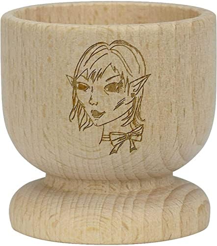 Azeeda 'Manga Elf Lány' Fából készült tojástartó (EC00023171)