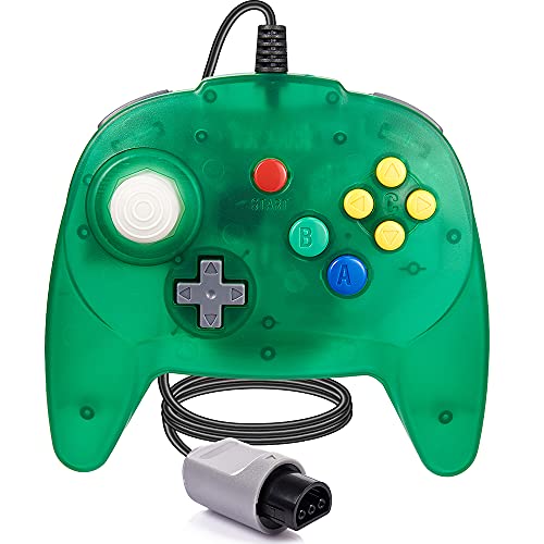 Klasszikus Vezetékes N64 Gamepad Joystick Vezérlő 6FT Hosszabbító Kábel a Nintendo 64-Es, Zöld