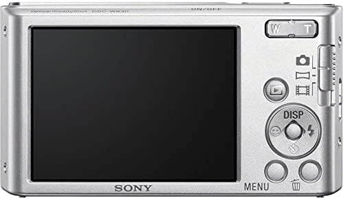 Sony DSC-W830 Digitális Fényképezőgép (Ezüst) (DSC-W830) + 2 x NP-BN1 Akkumulátor + Ügyet + Töltő + 64 gb-os Kártya + Kártya Olvasó + Corel