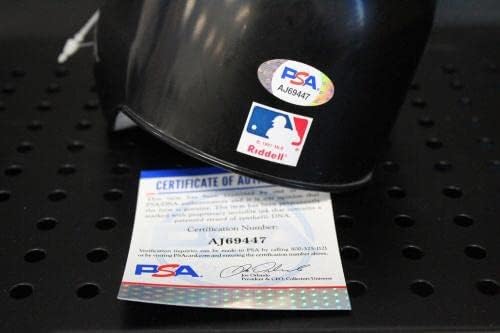 Művészeti Kusnyer Aláírt White Sox Mini Sisak Autogramot Auto PSA/DNS AJ69447 - Dedikált MLB Mini Sisak