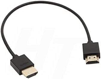 HangTon Tekercselt Vékony HDMI-HDMI 2.0 4K Kábel ZCAM E2 Sony, Canon, Panasonic Blackmagic Kamera ATOMOS Portkeys Monitor (Tekercselt,