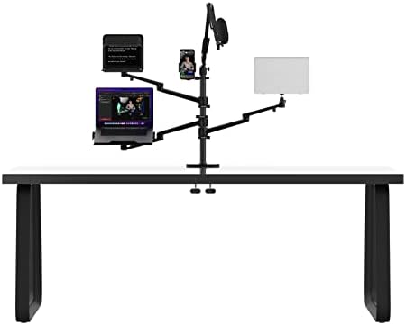 【Zeapon Hivatalos】 Zeapon Volgtopus Kamera Desk Mount Lehajtható Boom Kar, Rezsi Összecsukható Mikrofon kar, Webkamera Desk Mount a