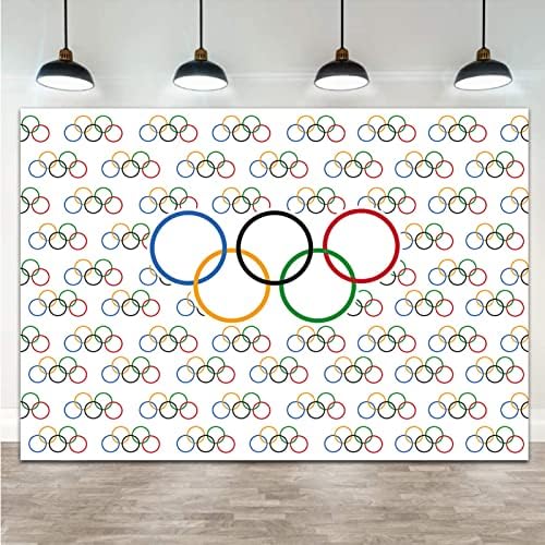 Olimpiai Gyűrűk Nemzetközi Banner a Sport, Buli Fotó Háttér Olimpiai Sport Országok Osztályteremben Kert Megnyitó Sport Klubok, Party Kellékek