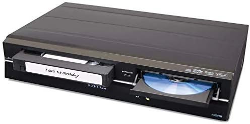 Toshiba VHS DVD-Felvevő VIDEOMAGNÓ Combo w/ Távirányító, HDMI (Felújított)