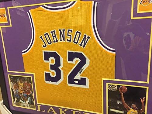 Los angeles Lakers Magic Johnson aláírt mez