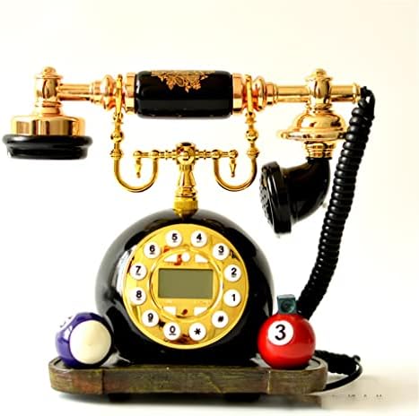 ZSEDP Nosztalgikus Biliárd Retro Telefon Vezetékes Antik Otthoni Vezetékes Bolt Dekoratív Dísz Vezetékes