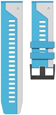 EEOMOiK Sport Szilikon Watchband Csuklópántot a Garmin Fenix 6X 6 Pro 5X 5 + 3 HR Smartwatch 22 26mm EasyFit gyorskioldó Csuklópánt (Szín :