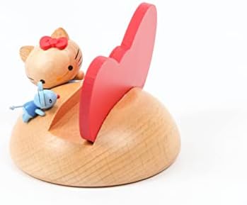 WOODERFUL Élet Hello Kitty Fa Telefon Tartó | Népszerű Sanrio Kézműves Ajándék