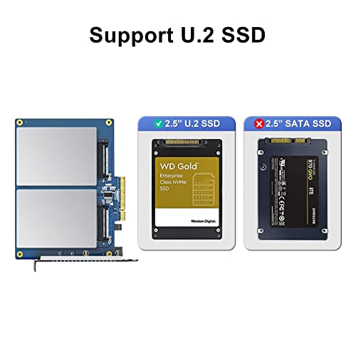 10Gtek SATA3.0 Kábel SATA 6Gbps Kábel, Egyenesen, Egyenesen, Kompatibilis SSD, SATA SSD, 0.5-m(1.65 ft), Csomag 3
