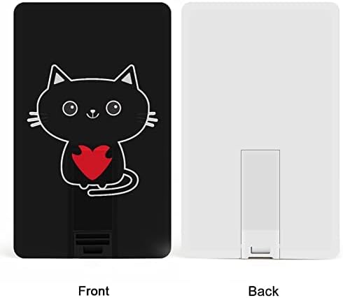 Fekete Macska Hitel, Bank Kártya, az USB Flash Meghajtók Hordozható Memory Stick Kulcsot Tároló Meghajtó 32G