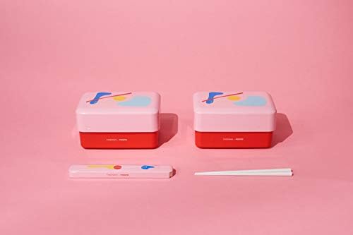 POKETO x TAKENAKA Limitált Modell, Medence szín, Tökéletes Ebéd Bento Idő, Japánban Készült (POKETO Harapnivalót Bento Box(Rózsaszín x