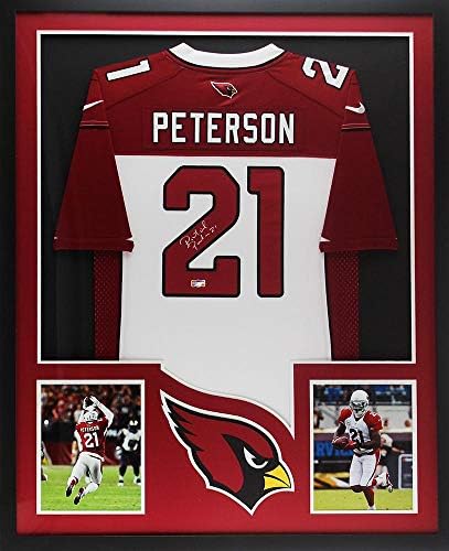 Patrick Peterson Aláírt Arizona Cardinals Nagy Bekeretezett Nike Korlátozott Fehér NFL Jersey - Dedikált NFL Mezeket