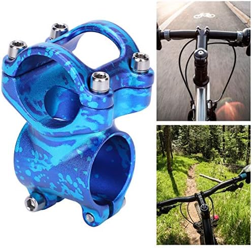VGEBY Kerékpár Rövid Kormány Szár, 31.8x35mm Ultra Könnyű Mountain Bike Alumínium Ötvözet Üreges Szár(Lila+Kék) Kerékpár Alkatrészek Kerékpár