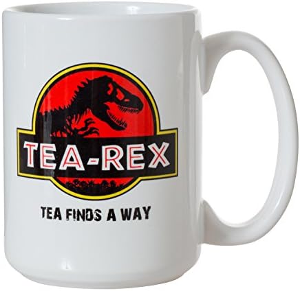 Tea Rex Tea Megtalálja A Módját, Vicces Bögre - 15oz Deluxe Kétoldalas Kávé, Tea Bögre