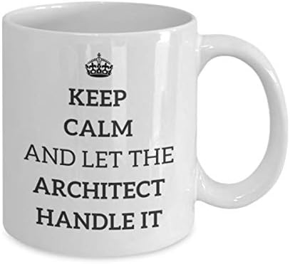Nyugodj meg, majd Hagyd, hogy Az Építész Kezelni Tea Csésze Műszaki Munkatársa, Barátja, Ajándék Bögre Jelen