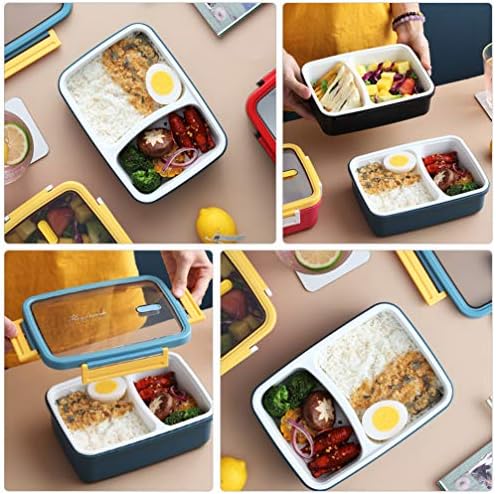 Hemoton Bento Ebédet Bento Box Ebédet szivárgásmentes Élelmiszer-Tároló Tartály Mikrohullámú sütő-Biztonságos, Zárt Terek Ebédet a Gyerekek,