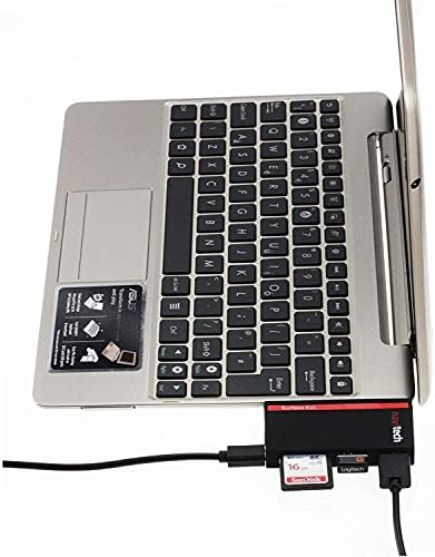 Navitech 2 az 1-ben Laptop/Tablet USB 3.0/2.0 HUB Adapter/Micro USB Bemenet SD/Micro SD Kártya Olvasó Kompatibilis HP ZBook Firefly