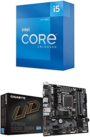 Intel Core i5-12600K + GIGABYTE B760M DS3H AX Alaplap