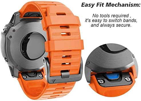 GHFHSG 5db 26 22MM gyorskioldó Watchband Szíj, A Garmin Fenix 7 7 X 7-ES 6X Pro Nézni Easyfit Csuklópántot A Fenix 6 Pro Smart Óra