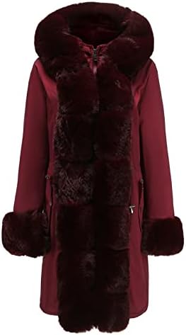 A nők Plus Size Téli Kabát Vastag Outwear Plüss Bélelt Kapucnis Kabát, Meleg Árok Női Kabát, Női Téli Kabát