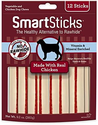 SmartBones SmartSticks, Kezeli A Kutyát, hogy a Rawhide-Szabad Rágni Igazi Hús, Zöldségek