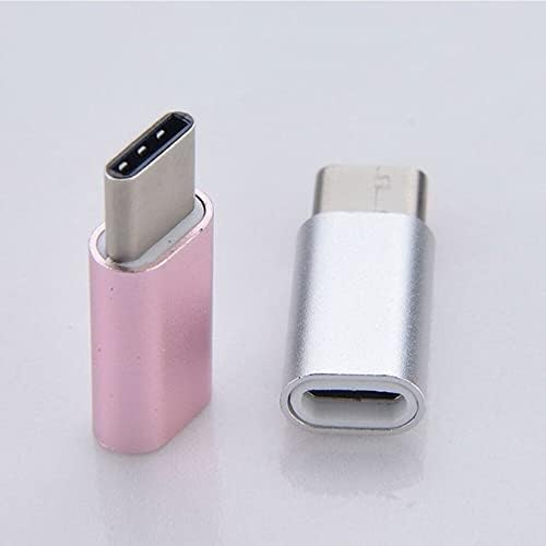 C típusú Adapter Micro USB-USB C Adapter USB-C Adapter Adatok Vonal Átalakító LETV pedig MI Rózsaszín Tartós Feldolgozott