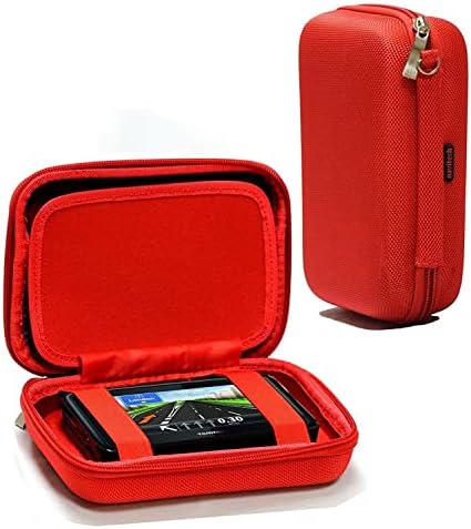 Navitech Piros Nehéz GPS hordtáska Kompatibilis a világutazó TND 540 LM 5 GPS