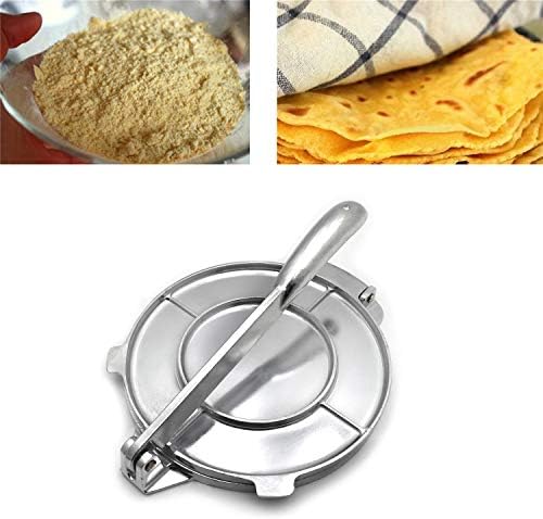 HTTMT - Kerti Kemping Alumínium Tortilla Nyomja meg a 6 Széles 10 Kezelni Maquina para hacer tortilla [P/N: US-ET-COOK005-16-SR]