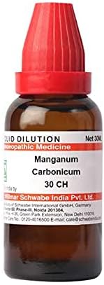 Dr. Willmar a Csomag India Manganum Carbonicum Hígítási 30 CH Üveg 30 ml Hígító
