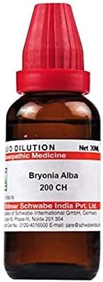 Dr. Willmar a Csomag India Bryonia Alba Hígítási 200 CH Üveg 30 ml Hígító