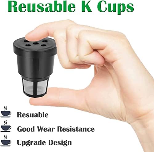 Újrafelhasználható K Csészék Keurig, Újrafelhasználható K Csésze Adapter Keurig 2.0 1.0 Kávéfőző, Újrafelhasználható K-kupa Szűrő Keurig K-Válasszuk
