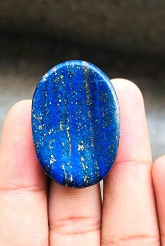 CRYSTALMIRACLE Gyönyörű Lapis Lazuli 1 INCH Aggódj, Kő, Kristály Gyógyító Wellness Metafizikai Hüvelykujj Kő Ajándék Pozitív Energia Védő