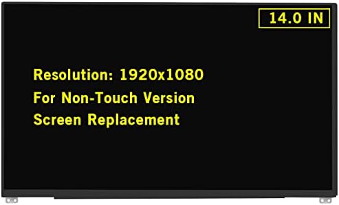GBOLE 14.0 Új Képernyő Csere Dell Latitude 7490 7480 KGYYH 48DGW 6HY1W FHD 1920x1080 30Pin Non-Touch Képernyő LED-es LCD Kijelző