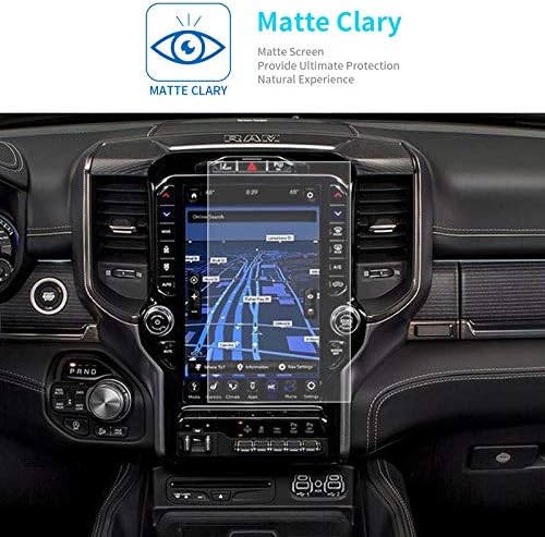 Carwiner Kompatibilis Dodge Ram Matt Képernyő Védő 12 Inch 2019 2020 2021 1500 2500 3500 Tükröződésmentes Ujjlenyomat Navigációs Védelem