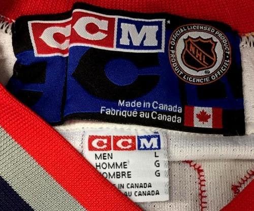 Adam Sírok Eredeti Ccm New York Rangers 1998 szabadság Jersey Méret, Nagy - Sport Emlékek
