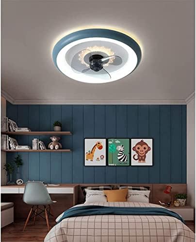 Sggainy Mennyezeti Ventilátor, Lámpák LED Meleg, Természetes Fehér Fény 3 Szín Szabályozható Állítható Szél 3 Sebesség Modern 50cm