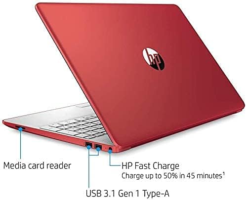2021 HP 15.6 HD wled kijelzővel Laptop, Intel Pentium Arany 6405U Dual-Core Processzor, 4GB RAM, 128GB SSD, HDMI Webkamera, UHD Grafika