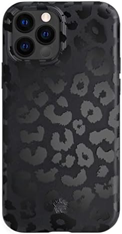 Bársony Kaviár Tervezett iPhone 13 Pro Esetben a Nők [8ft Csepp Tesztelt] Kompatibilis MagSafe - Aranyos Mágneses Védő Fedél Telefon (Fekete