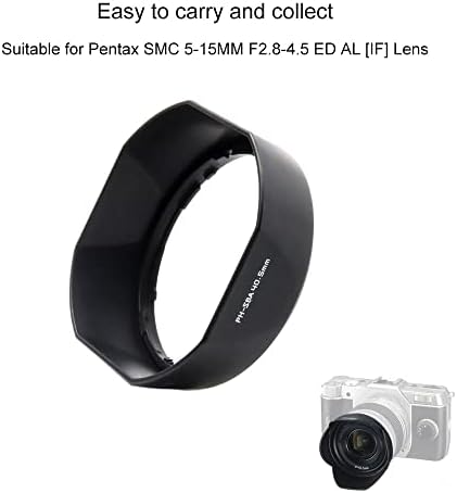 PH-SBA 40.5 40.5 mm Kamera lencsevédő, Kompatibilis a Pentax Q SMC 5-15 mm-es f2.8-4.5 02 Standard Zoom